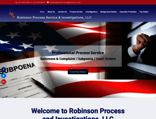 robinsoninvestigationsnc.com screenshot