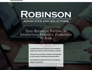 robinsonlawcorp.com screenshot