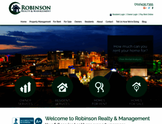 robinsonpropertymanagement.net screenshot
