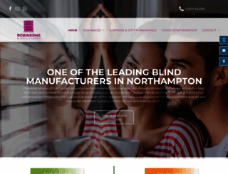robinsons-blinds.co.uk screenshot
