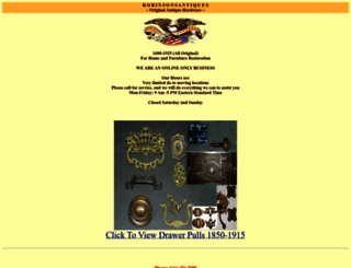 robinsonsantiques.com screenshot