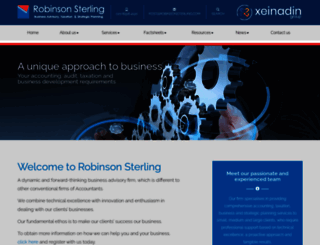 robinsonsterling.com screenshot