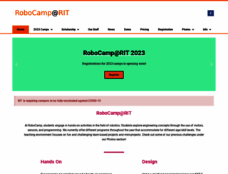 robocamp.rit.edu screenshot