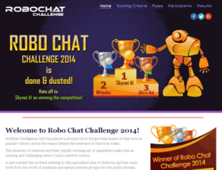 robochatchallenge.com screenshot