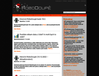 robodoupe.cz screenshot