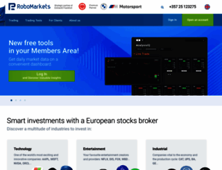robomarkets.com screenshot