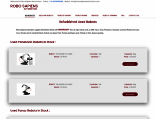 robosapiensautomation.com screenshot