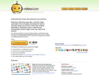 robosizer.com screenshot