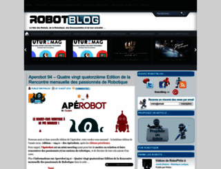 robotblog.fr screenshot