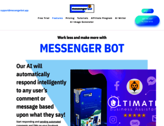 robotchatmessengerbot.com screenshot