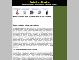 robotculinaire.net screenshot