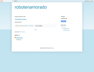robotenamorado.blogspot.com screenshot
