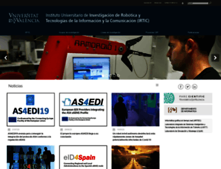 robotica.uv.es screenshot