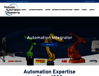 roboticautomationsystems.com screenshot