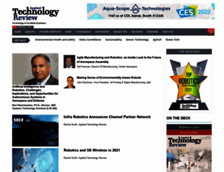 robotics.appliedtechnologyreview.com screenshot