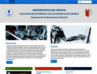 robotics.ucv.ro screenshot