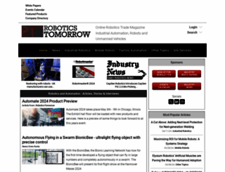 roboticstomorrow.com screenshot