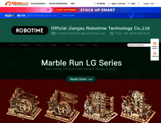 robotime.en.alibaba.com screenshot
