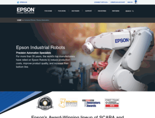 robots.epson.com screenshot