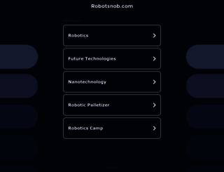 robotsnob.com screenshot
