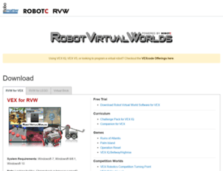 robotvirtualworlds.com screenshot
