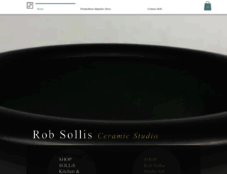 robsollisceramics.co.uk screenshot