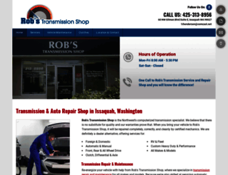 robstransmission.com screenshot