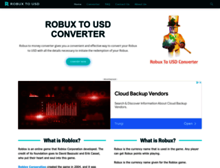 robuxtousd.com screenshot