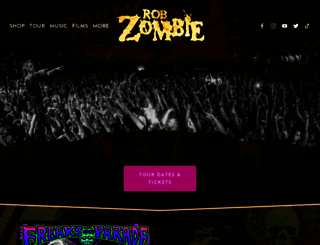 robzombie.com screenshot