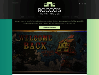 roccostownhouse.com screenshot