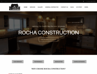 rochaconstructionla.com screenshot