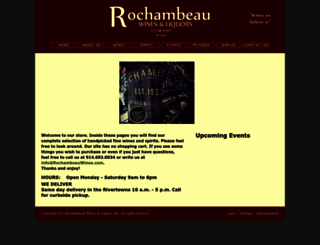 rochambeauwines.com screenshot