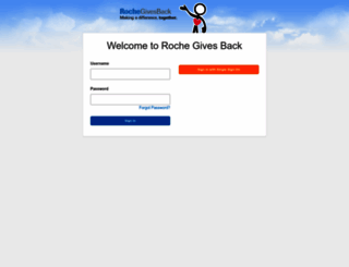 roche.benevity.org screenshot