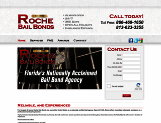 rochebailbonds.com screenshot
