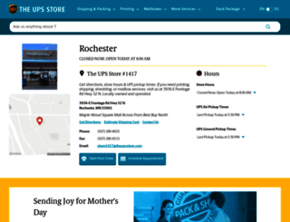 rochester-mn-1417.theupsstorelocal.com screenshot