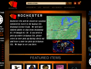 rochesterccg.crystalcommerce.com screenshot