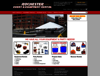 rochesterrental.com screenshot