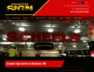 rochestersign.com screenshot