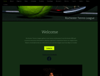 rochestertennisleague.com screenshot