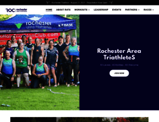 rochestertriathletes.com screenshot