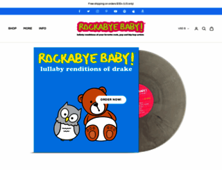 rockabyebabymusic.com screenshot