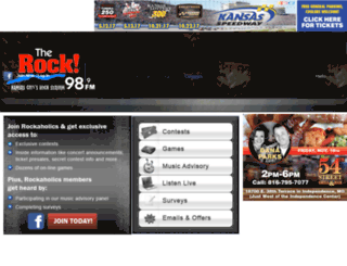 rockaholics.989therock.com screenshot
