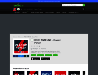 rockantenneclassic.radio.at screenshot