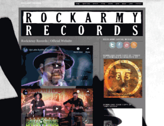 rockarmyrecords.com screenshot