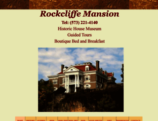 rockcliffemansion.com screenshot