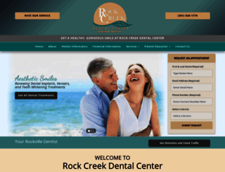 rockcreekdentalcenter.com screenshot