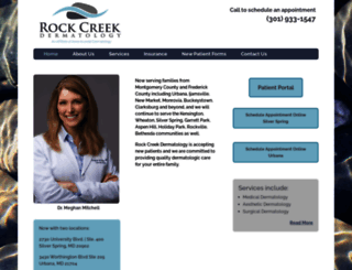 rockcreekderm.com screenshot