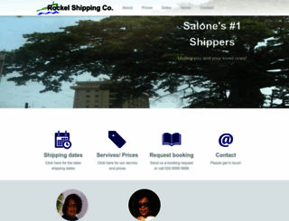 rockelshippingcompany.com screenshot