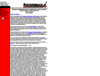 rockenbachmusic.com screenshot