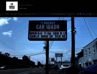 rocket-carwash.com screenshot